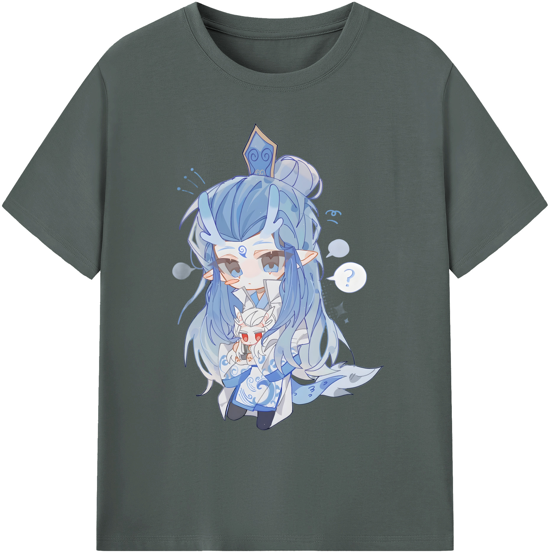 （画像用） Ne Zha 2 ナタ 魔童の大暴れ 綿100％ メンズ半袖Tシャツ｜肌触りやわらか＆通気性